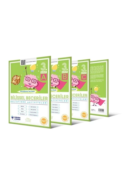 3. Sınıf Bilişsel Beceriler Geliştirme Aktiviteleri Seti (a-b-c) 3 Kitap ürün görseli 1