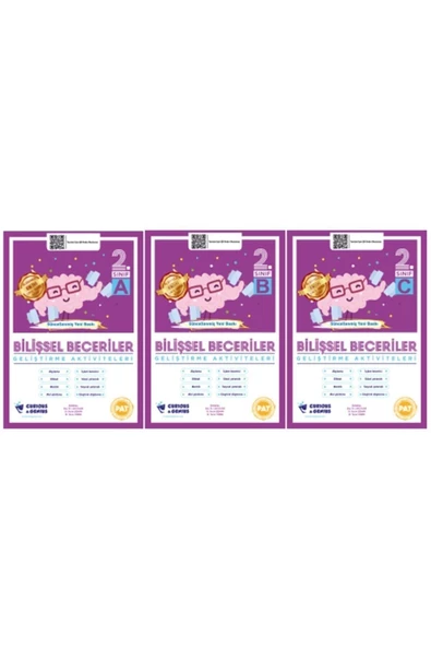 Bilişsel Beceriler Geliştirme Aktiviteleri 2. Sınıf Seti (a-b-c) 3 Kitap Güncellenmiş Yeni Baskı ürün görseli 1