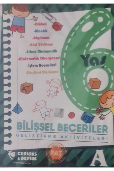 6 Yaş Bilişsel Beceriler Geliştirme Aktivite Seti