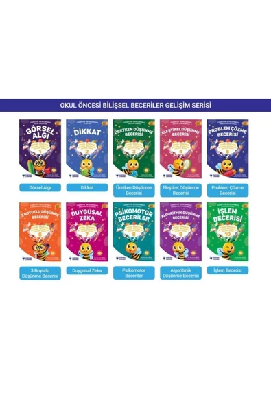 Psikomotor Beceriler - Okul Öncesi Bilişsel Beceriler Gelişim Serisi 8 - 4