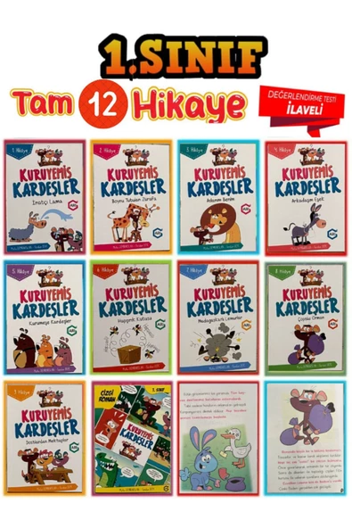 1. Sınıflar Için Öğretmen Tavsiyeli Mini Mini Birler Ilk Okuma Hikaye Kitaplarım