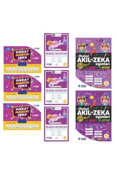 2. Sınıfa Özel Dikkat Geliştirme Ve Aktivite Setleri (3 Set Takım) (bilsem Hazırlık) - 1