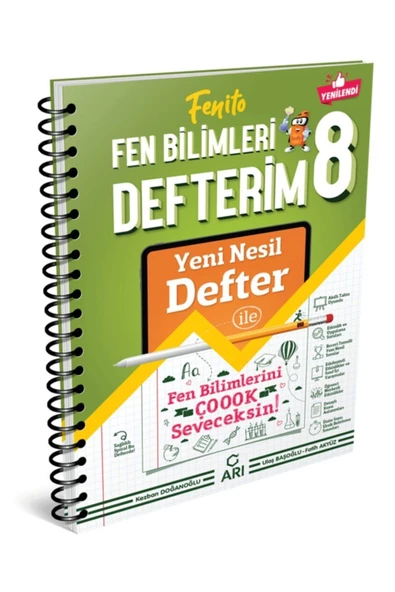 Arı/8 Fen Bilimleri Yeni Nesil Defter