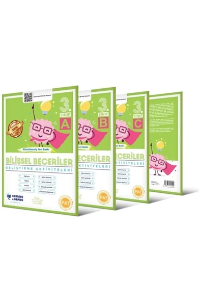 Curinous Genius Yayınları 3. Sınıf Bilişsel Beceriler Geliştirme Aktiviteleri Seti (a B C) Set - 1