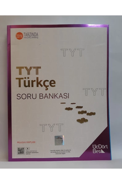 3 4 5 ÜçDörtBeş 3 4 5 2024-2025 TYT Türkçe Soru Bankası