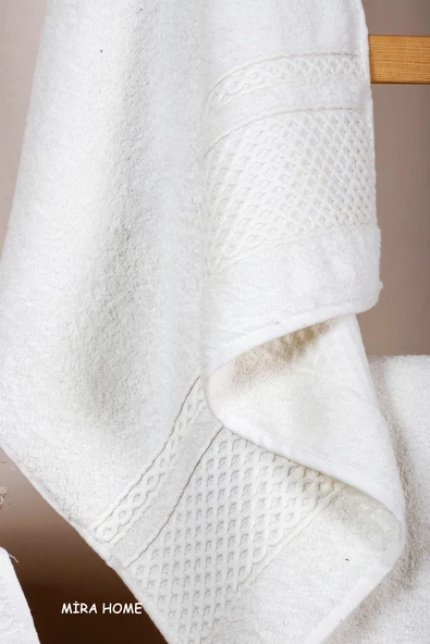 Mira Home 4 Parça Banyo Havlu Takımı Melodi Desen - 5