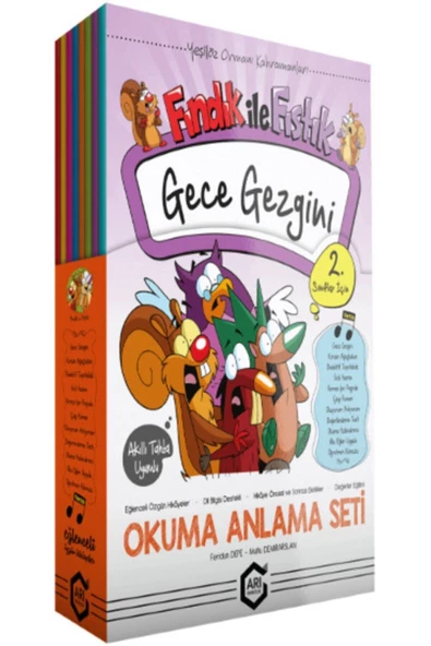 2. Ve 3. Sınıflar Için Hikaye Seti - Fındık Ile Fıstık Gece Gezgini