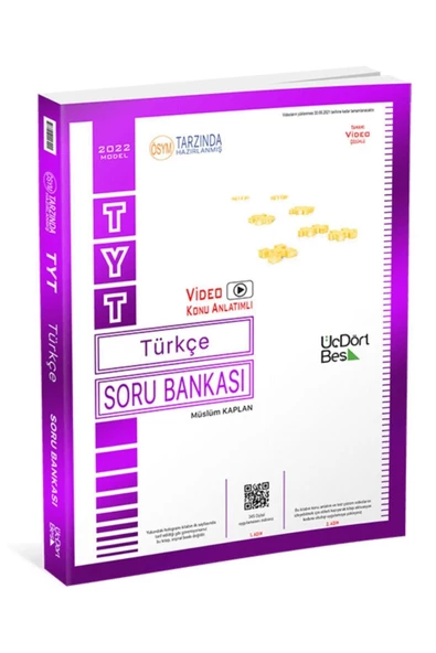 Tyt Türkçe Soru Bankası 2022 Model Üç Dört Beş Yayınları 345