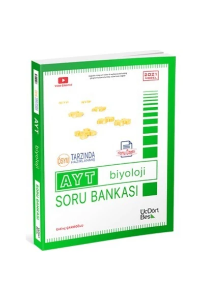 Ayt Biyoloji Soru Bankası 2021 Model 345 Üç Dört Beş Yayınları