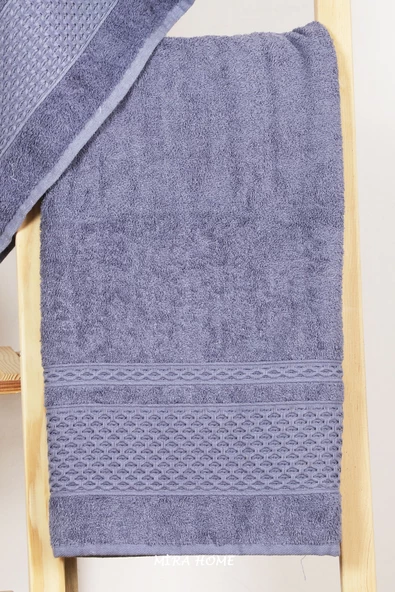 Mira Home 4 Parça Banyo Havlu Takımı Melodi Desen - 10