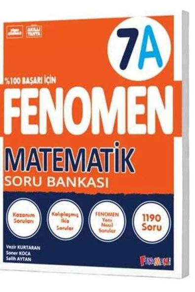 7. Sınıf Fenomen A Serisi Matematik Soru Bankası