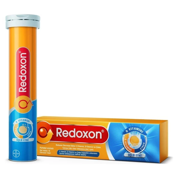 Redoxon Üçlü Etki 15 Efervesan Tablet