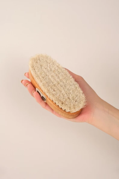 %100 Doğal At Kılı Selülit Fırçası Ve Batık Tüy Karşıtı - 4