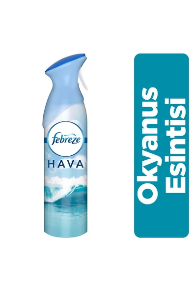 Febreze Hava Ferahlatıcı Sprey Oda Kokusu Okyanus Esintisi 300 ml x 10 Adet