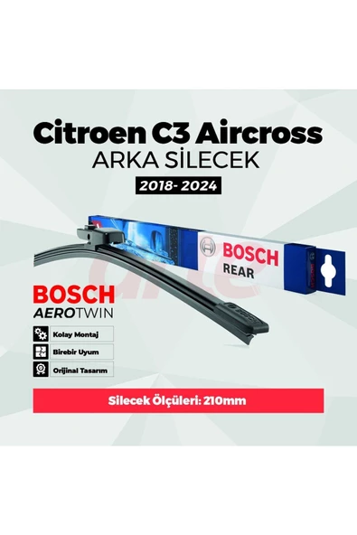 Bosch Citroen C3 Aircross 2028-2024 Bosch Rear Arka Silecek ürün görseli 1