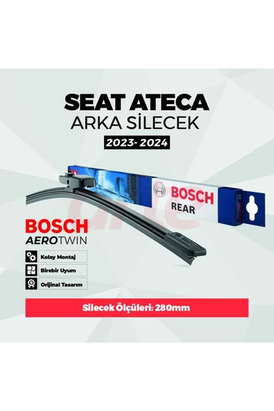 Bosch Seat Ateca 2023-2024 Aerotwin Rear Arka Silecek Takımı ürün görseli 1