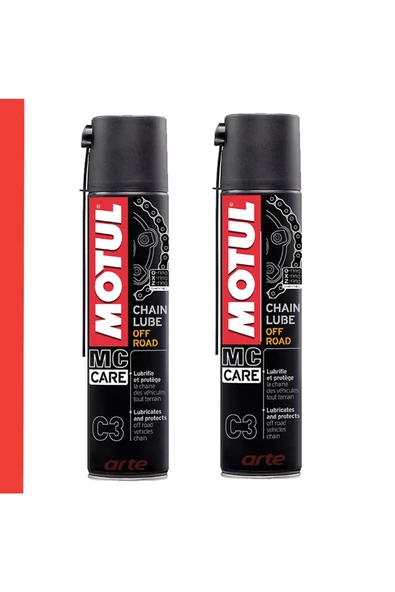 Motul C3 Off-road Zincir Yağı 400 Ml C3 Chaın Lube Off Road 2 Adet ürün görseli