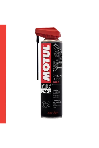 Motul C2 C1 Zincir Yağı Zincir Temizleme Spreyi 400 ml Chain Lube Road - Resim 2
