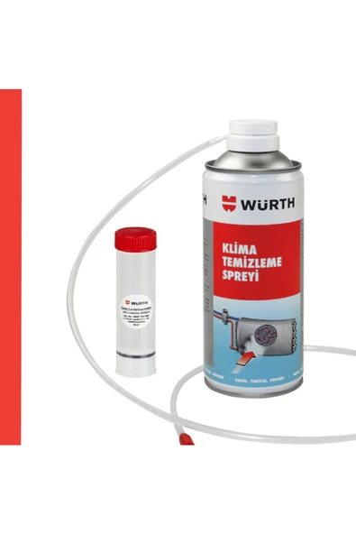 Würth Klima Bakım Seti Kaçak Tamir Sıvısı 30ml Klima Temizleme Spreyi 300 ml