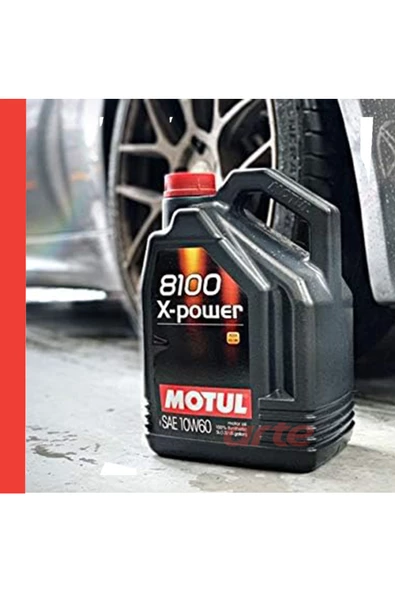 Motul 8100 X-POWER 10W-60 4 Litre Motor Yağı %100 Sentetik Motor Yağı - Resim 3
