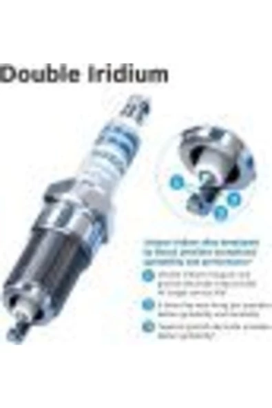 Arte Fiat Egea 1.6 Hatchback Bosch Çift İridyum Buji 4 Adet 2016-2020 - Resim 5