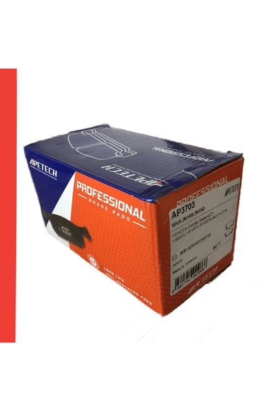 Bosch Apetech Arka Fren Balatası Toyota Corolla 2019-2024 Modelleri İçin - Resim 2