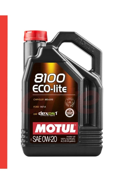 Motul 8100 Eco-lite 0w- 20 Dexos1 Gen2 Motor Yağı 4 L Güncel Ürün