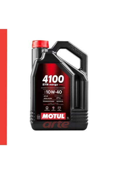 Motul 4100 Syn-nergy Spec 10w-40 4l %100 Sentetik (6100 ILE DEĞİŞTİRİLDİ)