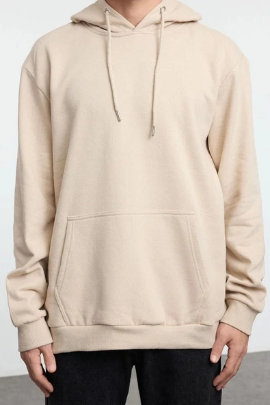Tarz Bol Kapüşonlu Standart Kol Regular Unısex Normal Kesim Sweatshirt - 3