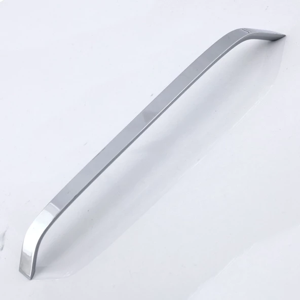 Şahin Krom Gümüş Metal Kulp 224 mm - 22.4 cm Mobilya Çekmece Mutfak Dolabı Dolap Kulpları Kulb Kulpu - 4