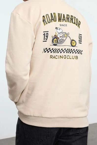 Tarz Bol Kapüşonlu Standart Kol Regular Unısex Normal Kesim Sweatshirt - 2