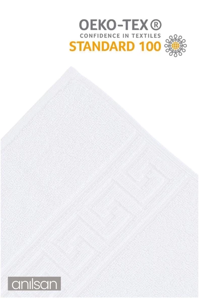 2'li Greek Beyaz Banyo Havlusu - 70x140 Cm, 490 Gr, %100pamuk, Spa Ve Otel Havlusu - 3