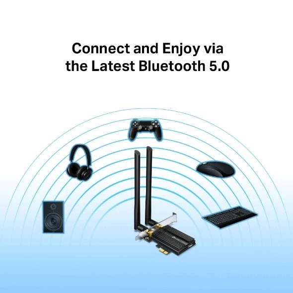 Tp-link Archer TX50E AX3000 bluetooth wi-fi 6 PCI Express - 5