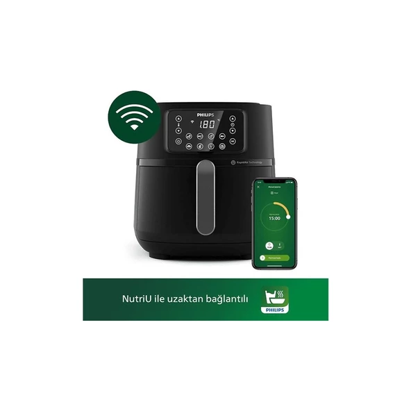 Philips 5000 Serisi XXL Connected 7.2 lt. Yağsız Fritöz PD 650 HD9285/96 - 3