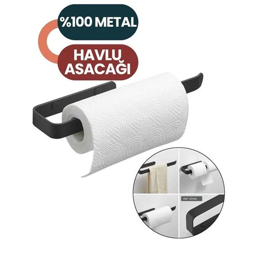 Findit Vigna Black Havlu Folyo Asacağı