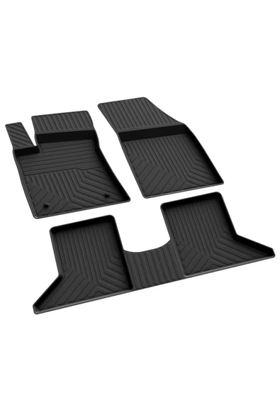 YEO  DACIA DOKKER  2012-2024 Model Yılları İçin Uyumlu Yeo 4D Havuzlu Paspas Takımı - Resim 2