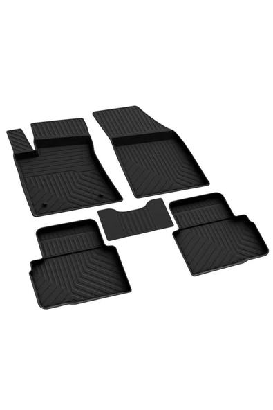 YEO  RENAULT TALISMAN 2016-2024 Model Yılları İçin Uyumlu Yeo 4D Havuzlu Paspas Takımı - 2