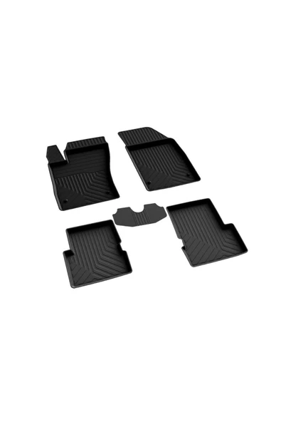 YEO  FIAT ALBEA 2002-2012 Model Yılları İçin Uyumlu Yeo 4D Havuzlu Paspas Takımı - 2