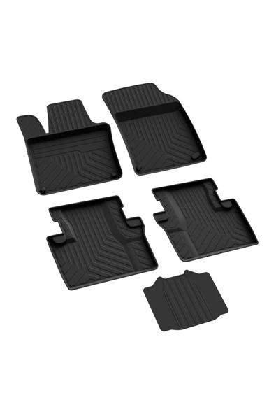 YEO  VOLVO XC60 2017-2024 Model Yılları İçin Uyumlu Yeo 4D Havuzlu Paspas Takımı - Resim 2