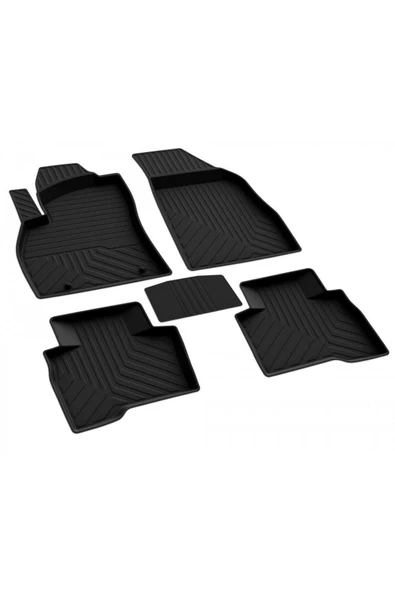 YEO CITROEN NEMO 2008-2024 Model Yılları İçin Uyumlu Yeo 4D Havuzlu Paspas Takımı - 2