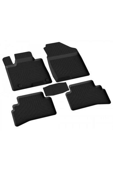 YEO  TOYOTA RAV4-3 2005-2013 Model Yılları İçin Uyumlu Yeo 4D Havuzlu Paspas Takımı - 2