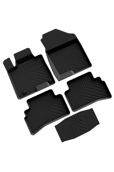 YEO  KIA SPORTAGE 5 2021-2024 Model Yılları İçin Uyumlu Yeo 4D Havuzlu Paspas Takımı - Resim 2