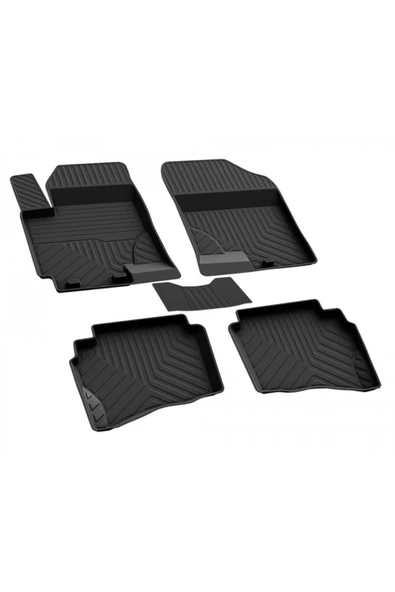 YEO  HYUNDAİ İ20-1 2009-2014 Model Yılları İçin Uyumlu Yeo 4D Havuzlu Paspas Takımı - 2
