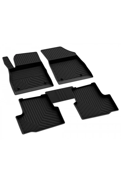 YEO OPEL ASTRA K 2015-2021 Model Yılları İçin Uyumlu Yeo 4D Havuzlu Paspas Takımı - 2