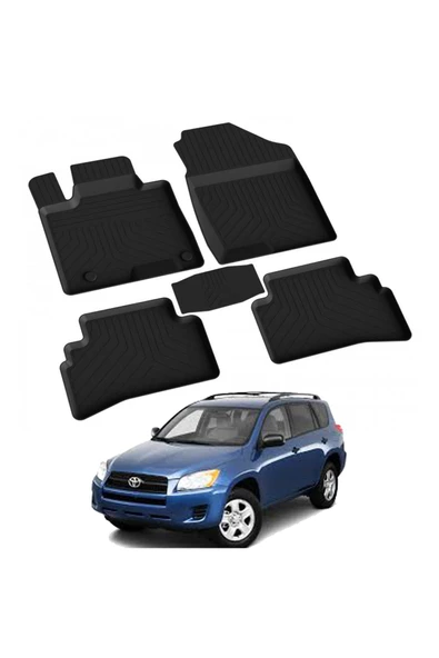 YEO TOYOTA RAV4-3 2005-2013 Model Yılları İçin Uyumlu Yeo 4D Havuzlu Paspas Takımı