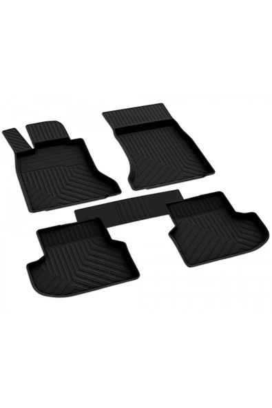 YEO  BMW 5 SERİSİ F10 X-Drive 2013-2016 Model Yılları İçin Uyumlu Yeo 4D Paspas Takımı - Resim 2