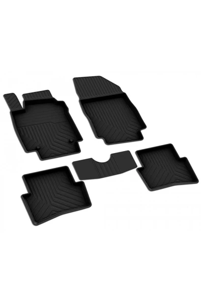 YEO RENAULT CLIO 4 HB 2012-2019 Model Yılları İçin Uyumlu Yeo 4D Havuzlu Paspas Takımı - 2