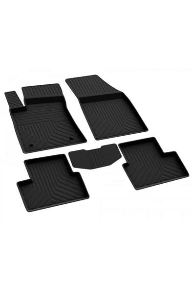 YEO  DACIA SANDERO 2020-2024 Model Yılları İçin Uyumlu Yeo 4D Havuzlu Paspas Takımı - Resim 2