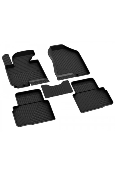 YEO  HYUNDAİ İX35 2010-2015 Model Yılları İçin Uyumlu Yeo 4D Havuzlu Paspas Takımı - 2