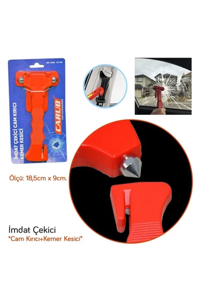 Carub  Acil Çıkış Çekici Kemer Kesici Askılı - Resim 2